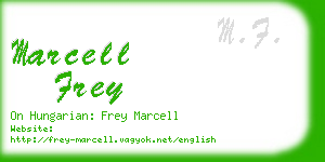 marcell frey business card